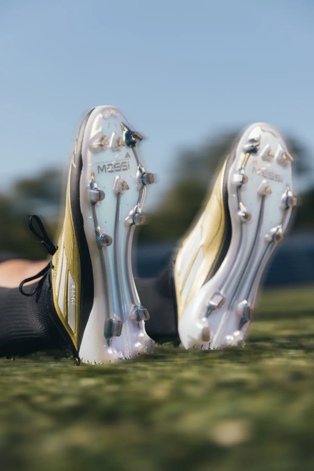 Бутсы adidas F50 Elite Messi FG - золотой