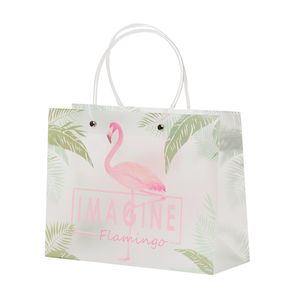 Пакет Clear Flamingo&Leaves