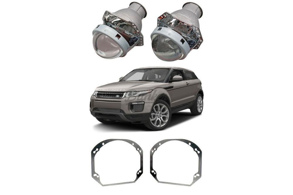 Готовый комплект для замены штатных линз Visteon без AFS Range Rover Evoque I дорестайлинг 2011-2015