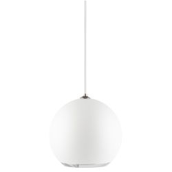 Светильник подвесной ЭРА PL32 WH/CH под лампу MR16 GU10 белый/хром | Подвесные светильники