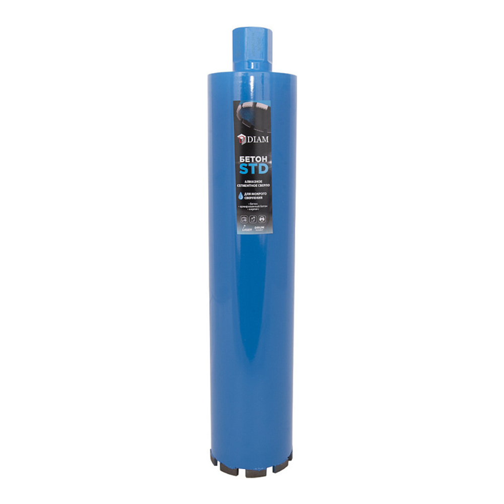 Коронка алмазная DIAM STD (мокрое сверление) 132х450х11 мм; 1 1/4'' 310111