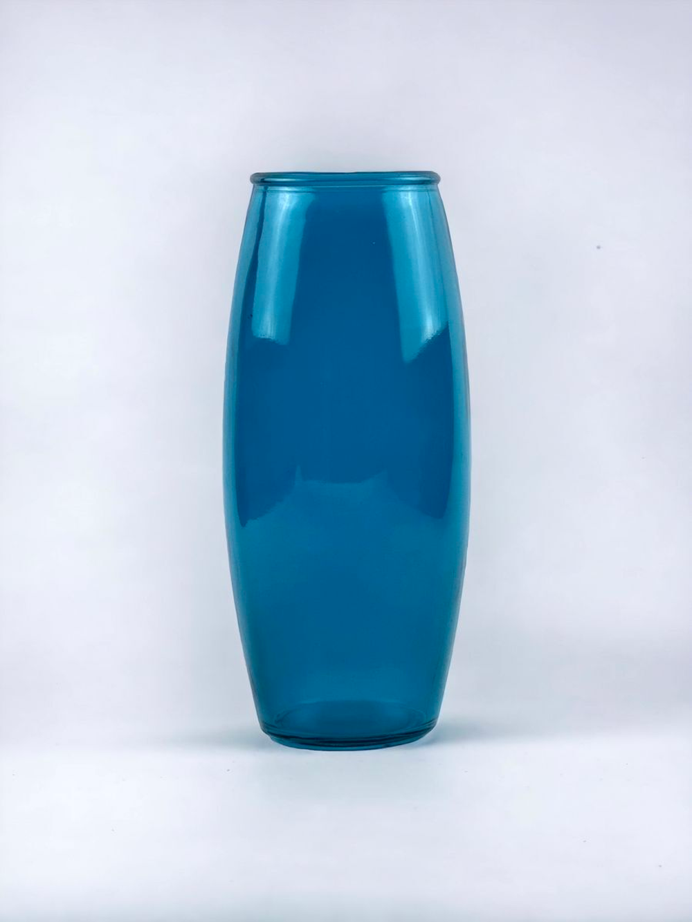 Ваза бочка Ellipsoid "WavE" (Голубая)