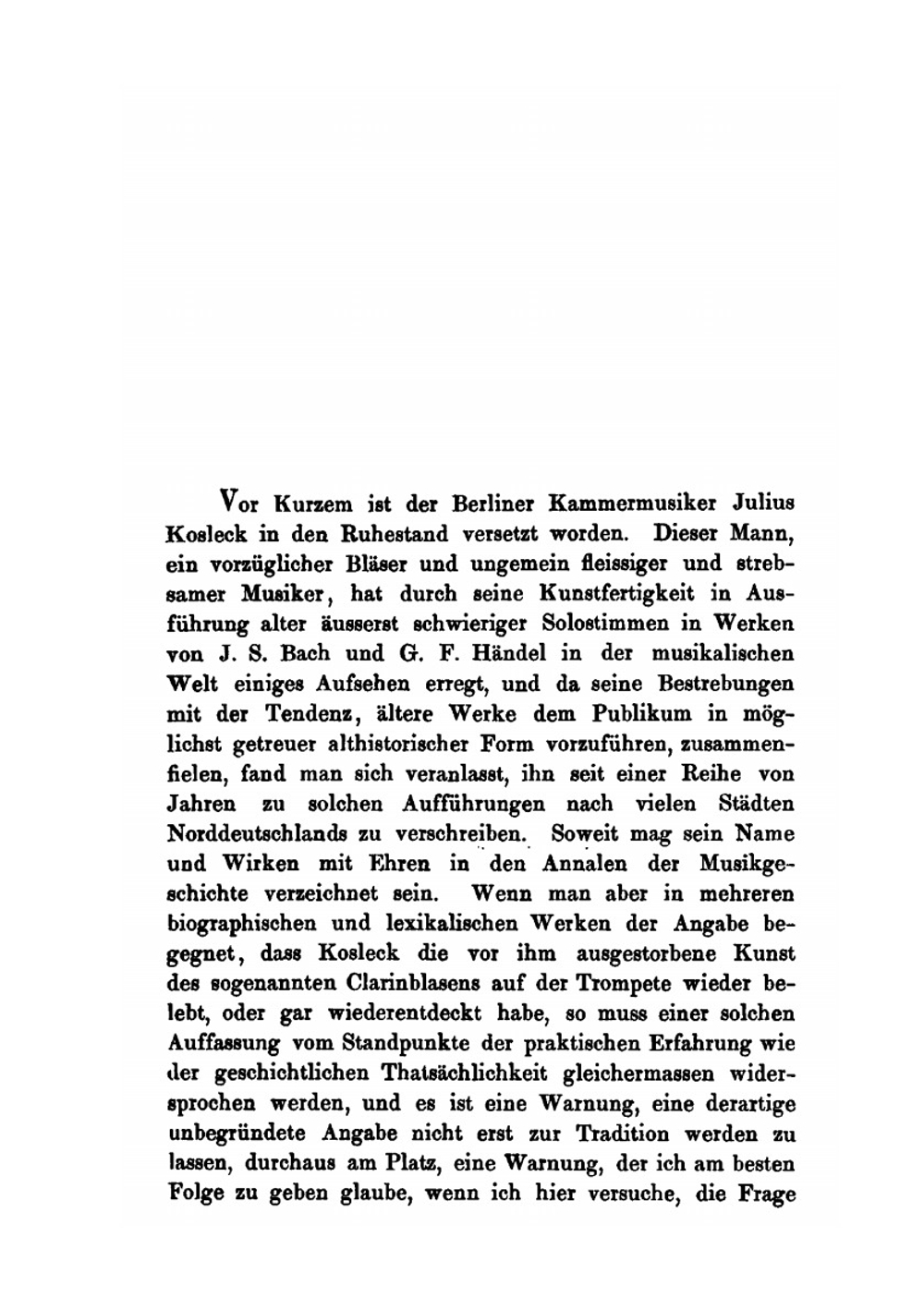 Das Alte Clarinblasen Auf Trompeten | H.L. Eichborn