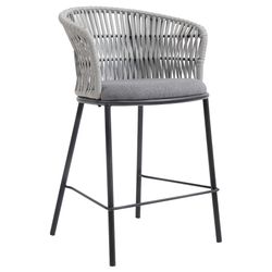 Стул полубарный Haugen, темно-серый/светло-серый