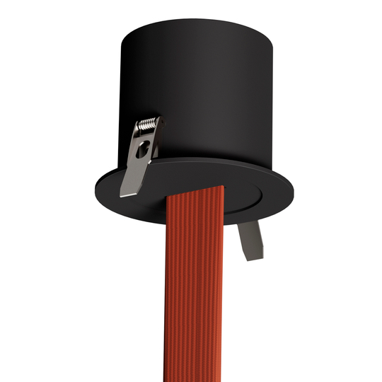 ST411.408.00 Встроенная база для подвода питания ST-Luce Черный