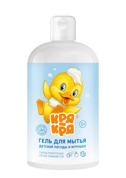Гель Кря-Кря для мытья посуды и игрушек 500 мл