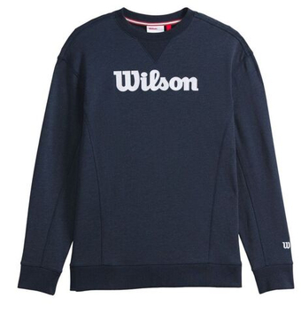 Мужская теннисная кофта Wilson Parkside Crew - небесный