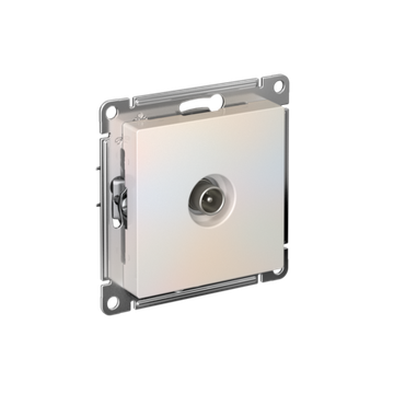 Розетка телевизионная оконечная TV AtlasDesign 1дБ механизм жемчуж. SE ATN000491