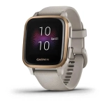Смарт-часы Garmin Venu Sq Music Edition песочный с алюминиевым безелем цвета розовое золото 010-02426-11