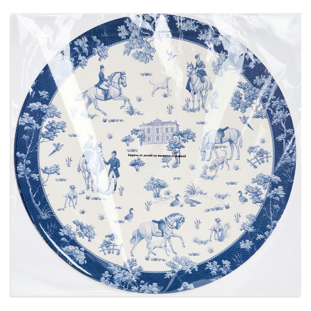 НАБОР ПОДСТАНОВОЧНЫХ САЛФЕТОК "DE JOUY" ИЗ 2 ШТ., ДИАМЕТР=38 СМ