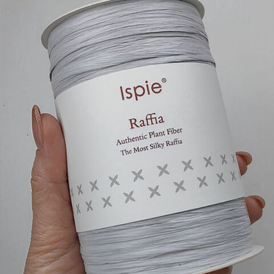 Рафия ISPIE Светло-серый (Light gray) 7492001