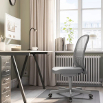 Офисный стул - IKEA FLINTAN, 71x71x114см, серый, ИКЕА ФЛИНТАН