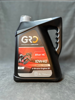 Масло моторное для мотоциклов GRO BIKER HC 10W40, Synthetic technology, 4л