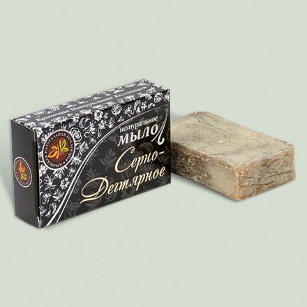 Натуральное мыло "Серно-дегтярное"