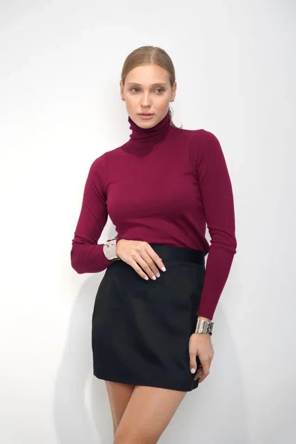 Luna водолазка в винном