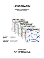 Альбом LE SSERAFIM - ANTIFRAGILE 2nd Mini Album COMPACT 5 Version SET