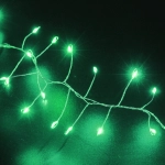 Гирлянда для дома 2,0 м 150 ламп LED «Мишура», IP-40, Зеленый