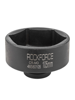 Головка ударная глубокая, 1'', 105мм (6гр.) RockForce RF-48580105