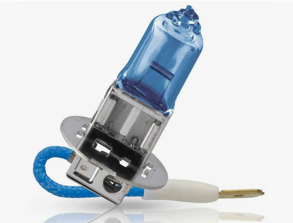 Автолампа H3 12V 55W Philips (4000K) Blue Vision (бл1шт) Р-12336BV+Bll