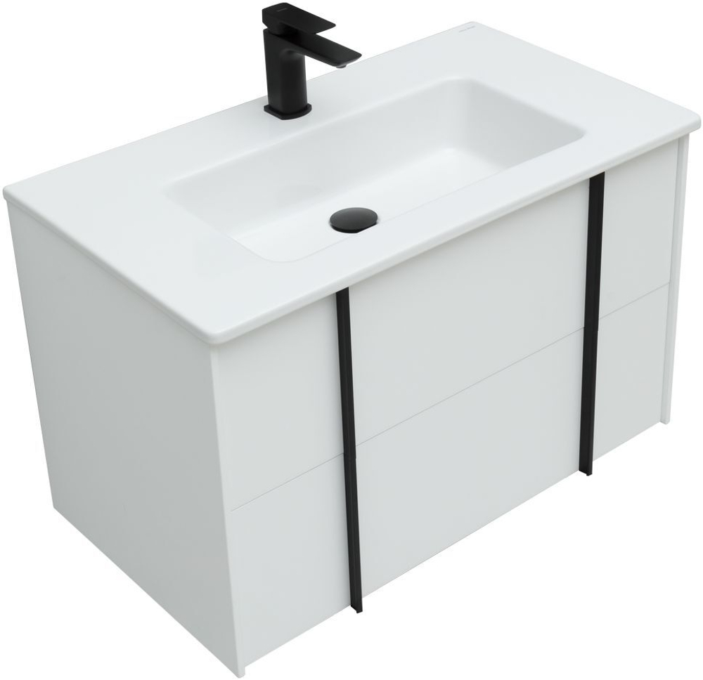 Тумба с раковиной Allen Brau Reality 1.32005.WM 80 white matt