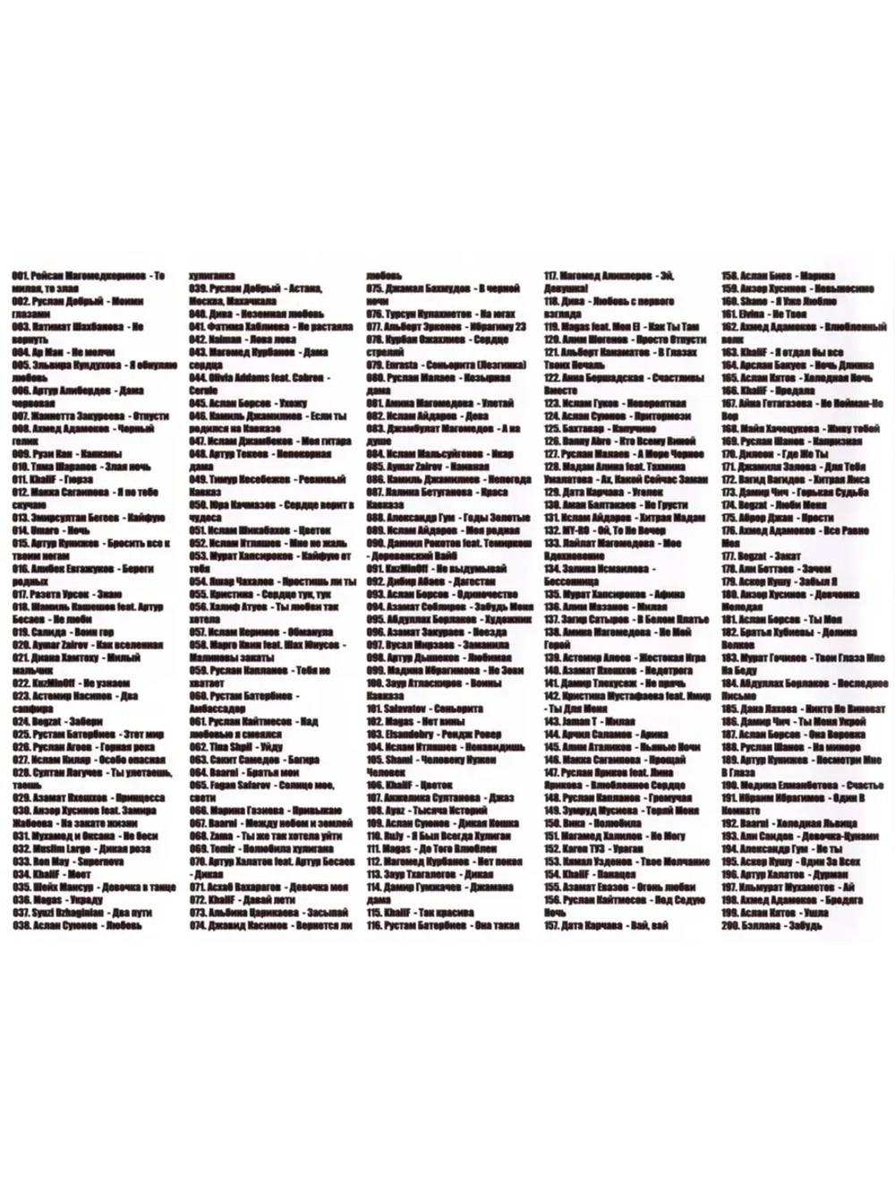 Дискотека Бездна №11 Кавказская (MP3 Флешка)