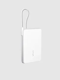 Внешний аккумулятор Vivo 33W Power Bank 10000 mAh Speed белый (33W Built-In USB Cable)