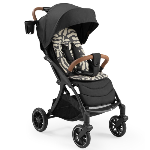 Детская прогулочная коляска Happy Baby Lynn black & flora