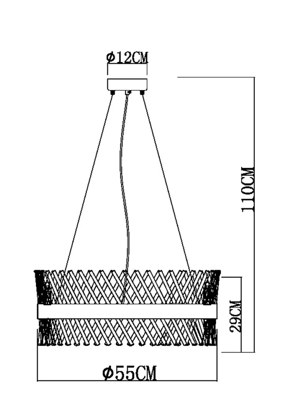 Подвесная люстра Arte Lamp ACAPULCO