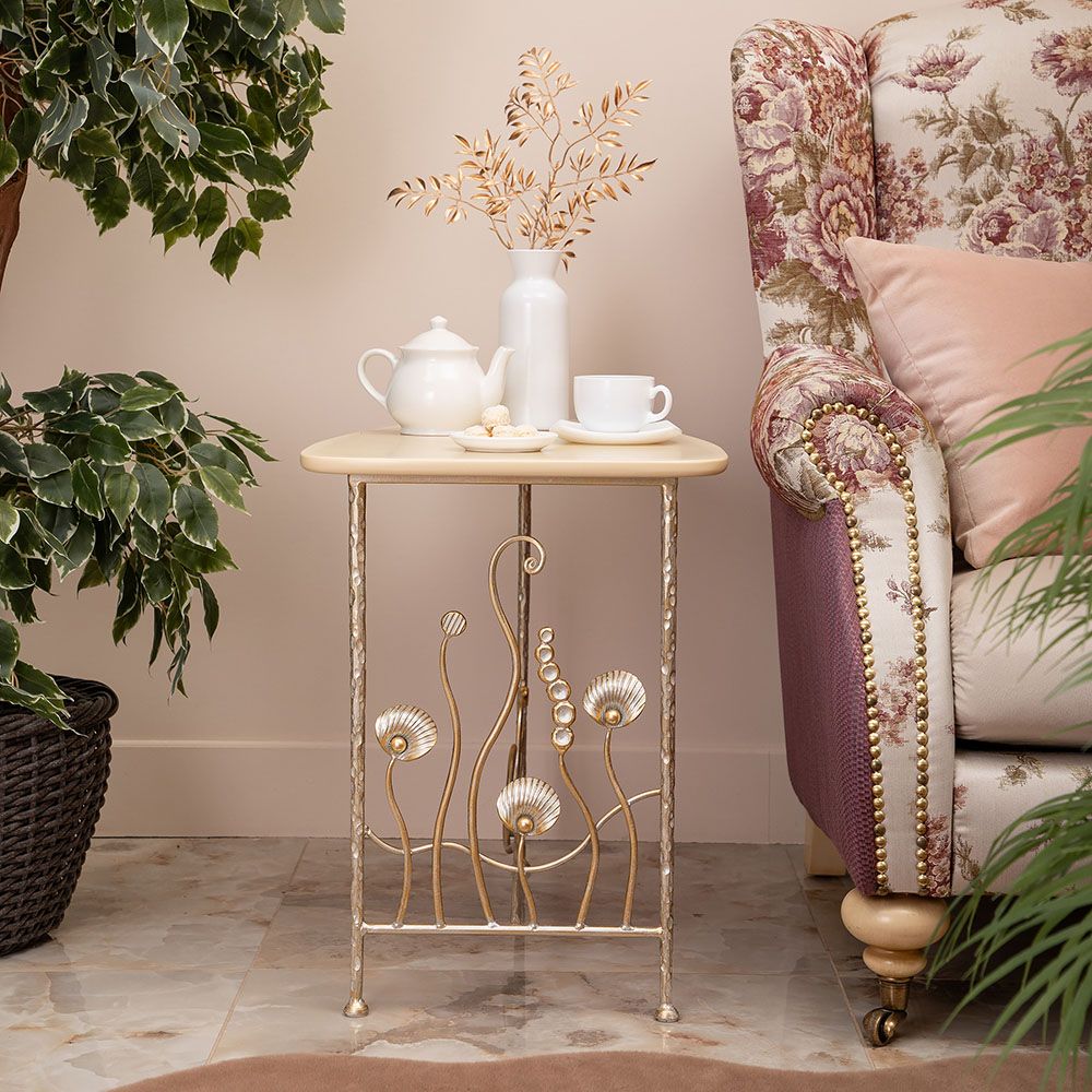 Столик декоративный Блюм - 2 Айвори