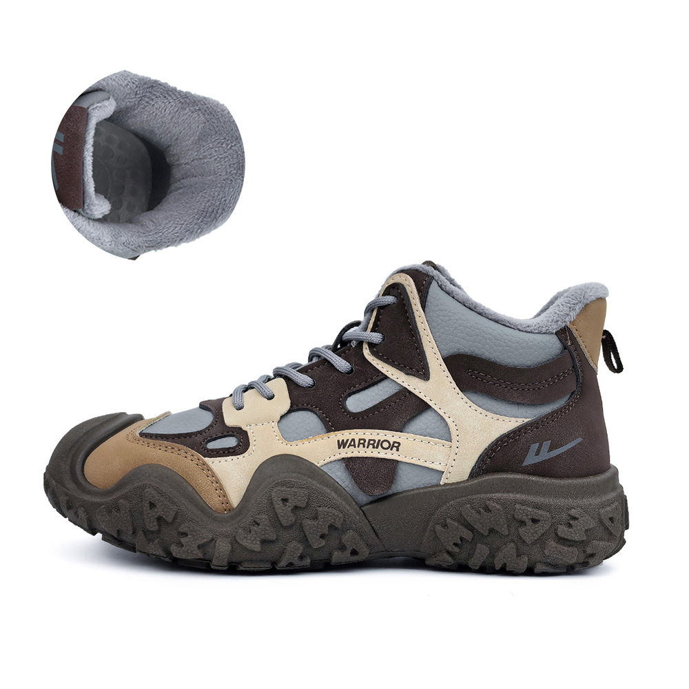 Warrior Everyday Commute, Maillard Style, Winter Thickened And Fleece Lined Thin Cotton