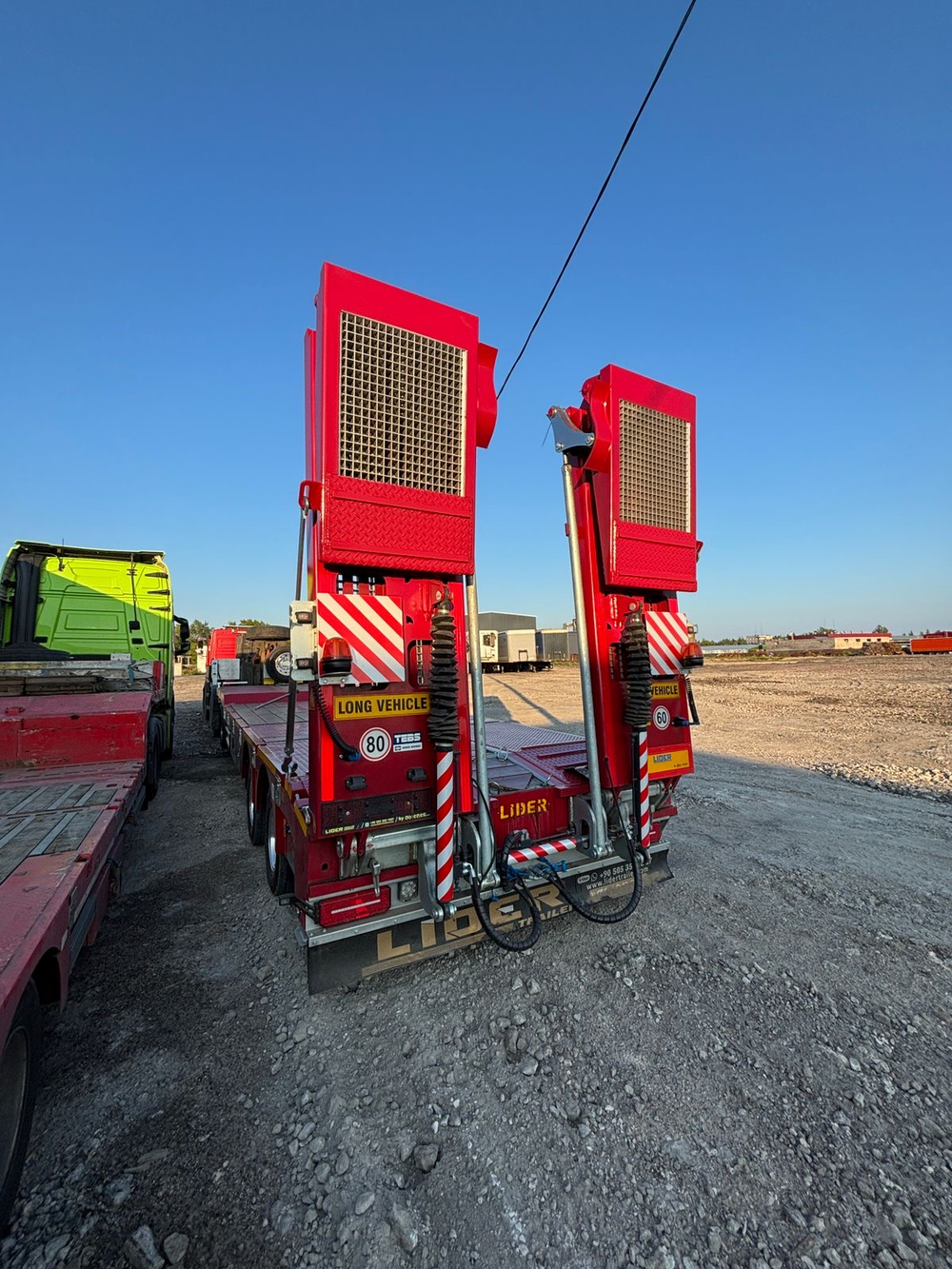 LIDER LOWBED A1 Прицеп тяжеловоз 3 оси A1 (Не раздвижной)