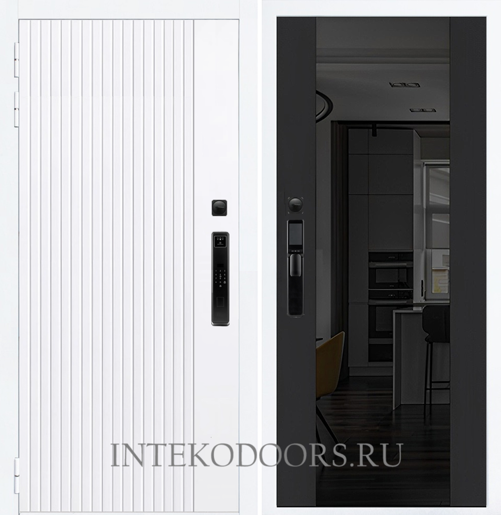 Вертикаль Белая F55 зеркало ELIT