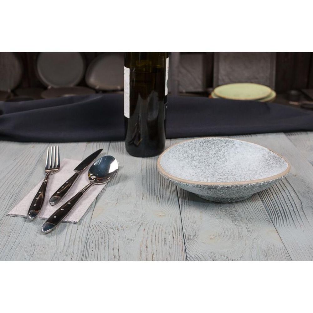 Салатник 450 мл 19,5*17,5 см h5/4,3 см Side Up Stone Untouched Taiga P.L. Proff Cuisine [6]