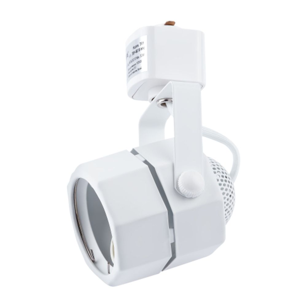 Трековый светильник однофазный ЭРА TR9-GU10 WH под лампу MR16 белый | Однофазные светильники под лампу