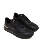 Кожаные кроссовки kurt runn mnmx BOSS BLACK - черный(50502901)