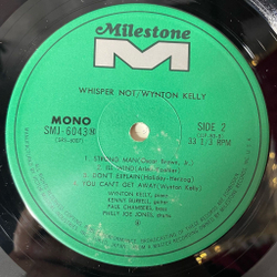 Винтажная виниловая пластинка LP Wynton Kelly, Whisper Not (Japan 1974) (Obi) Dark Eyes