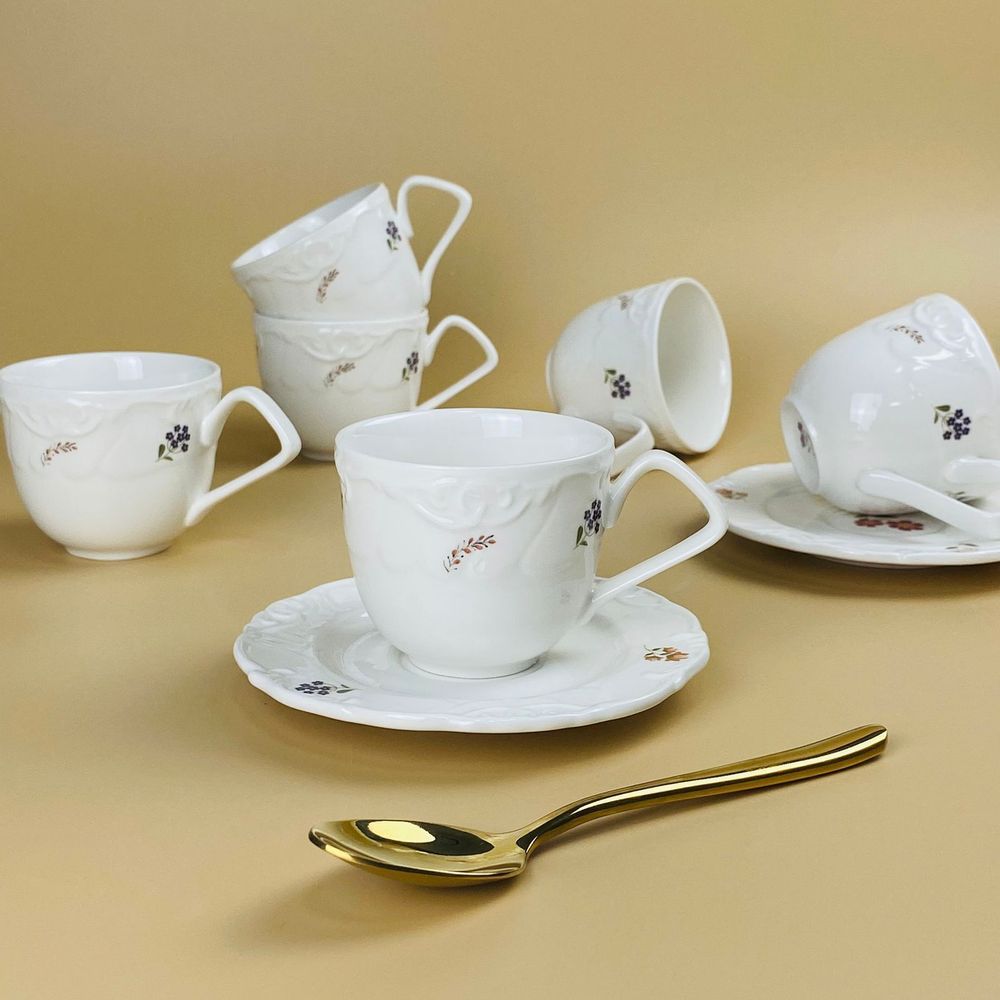 Lenardi 109-198 Кофейный набор 12пр. 140мл КРОКУС в под.уп.(х12)