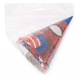 Колпаки праздничные «Человек-паук», 6 шт