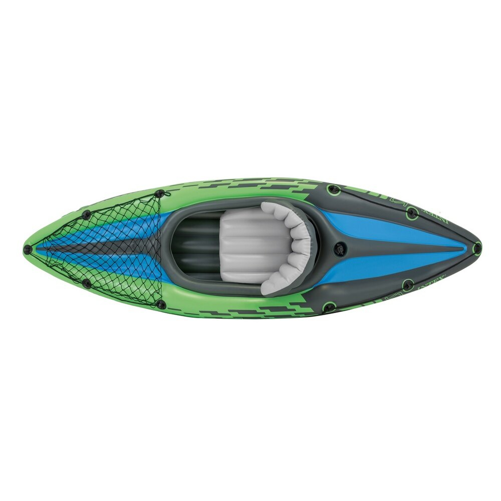Каяк INTEX CHALLENGER К1, 68305, коричневый, синий