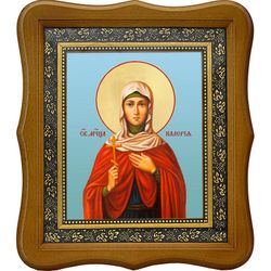 Валерия (Калерия) Кесарийская (Палестинская) Святая мученица. Икона на холсте.