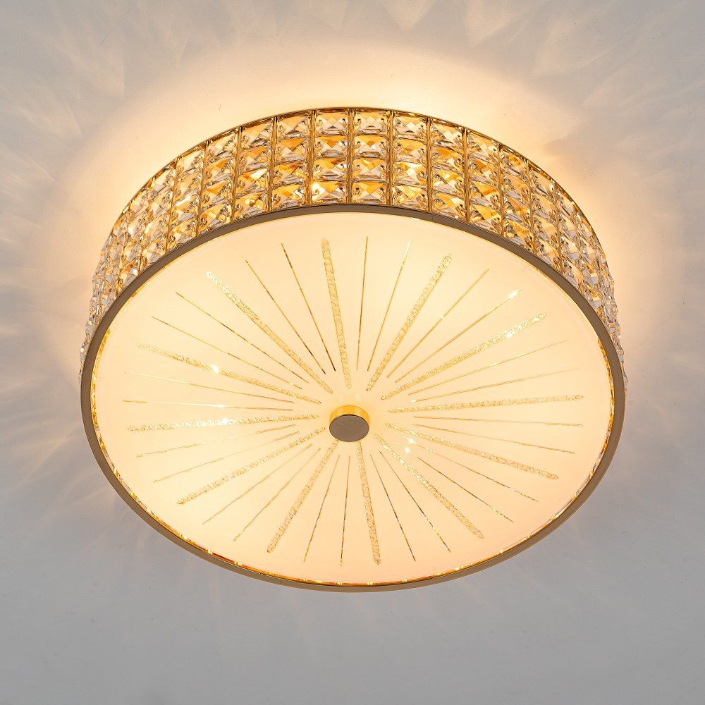 Citilux Портал CL324152 Люстра хрустальная Золото