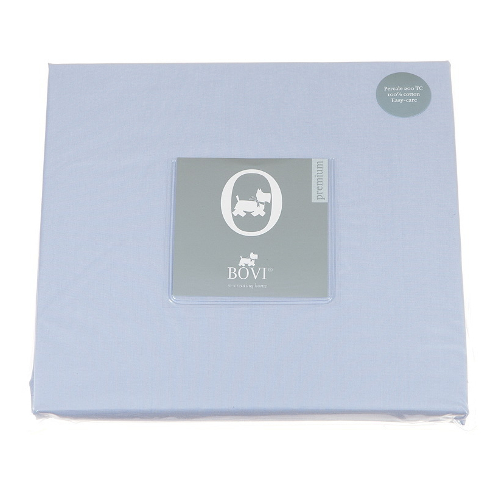 Простыня прямая 220х240 Bovi (PB) Весенний сад голубая Португалия