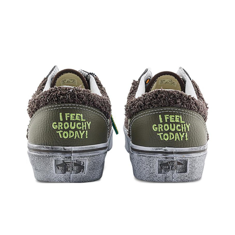 Кеды Vans x Sesame Street Style 36 'Brown Olive Green' VN0A54F6YJ7