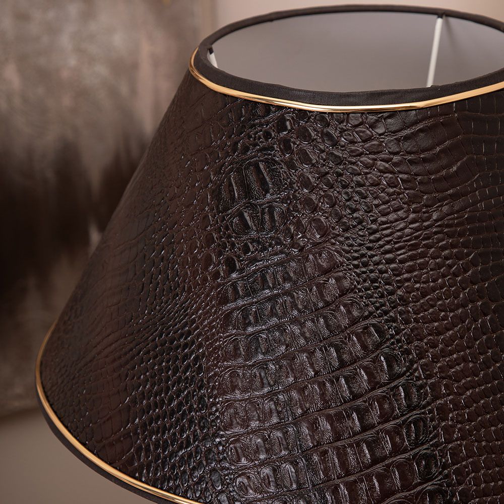 Настольная лампа с бюро Лошадь императора Бронза с абажуром 38 Mally