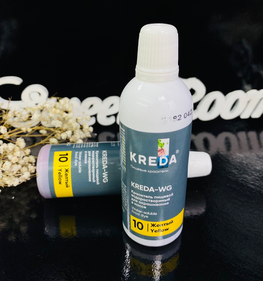 Краситель  Kreda WG 10 водораст-й Желтый 100гр