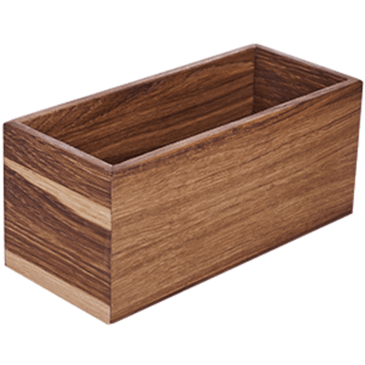 Ящик для кондиментов дуб; H=10,L=23,B=10см