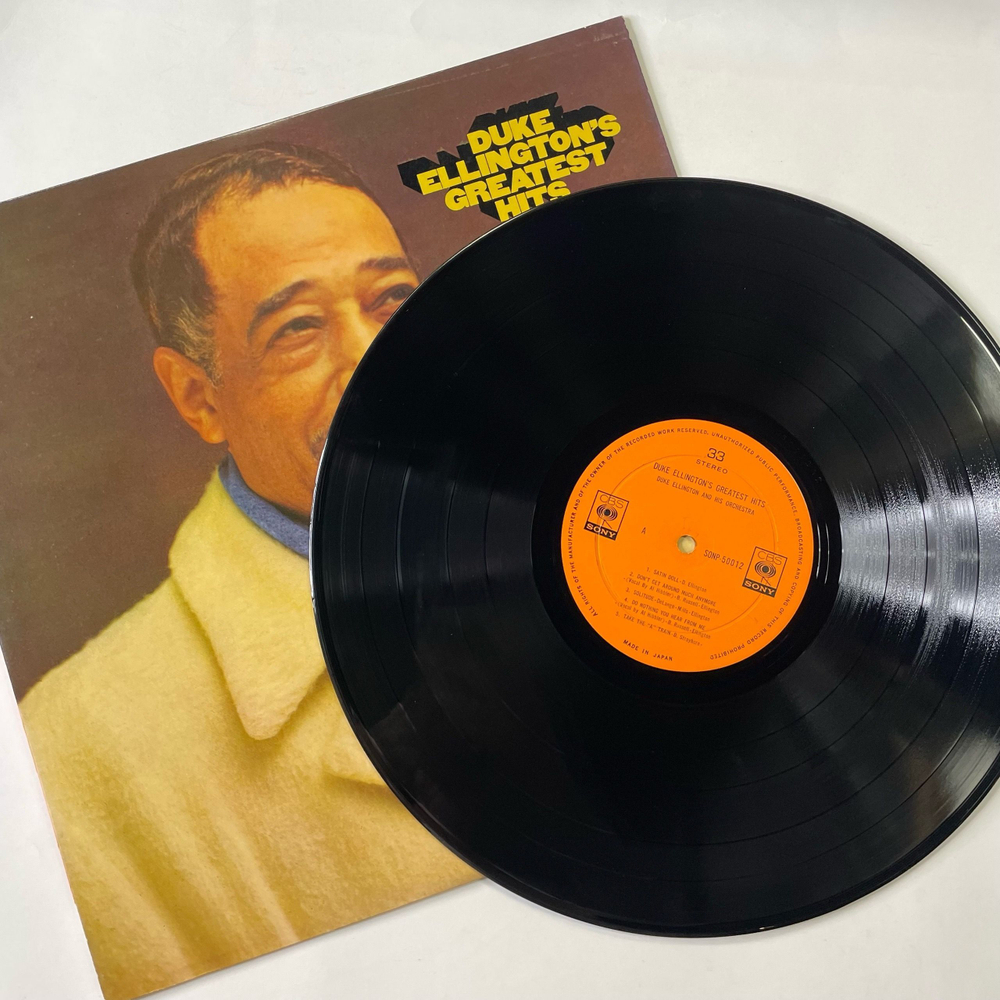 Винтажная виниловая пластинка LP Дюк Эллингтон, Duke Ellington, Duke Ellington's Greatest Hits (Япония 1968) (Без Оби)