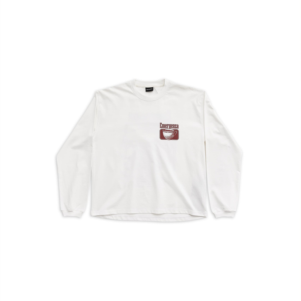 COFFEE CROPPED LONGSLEEVE OVERSIZED