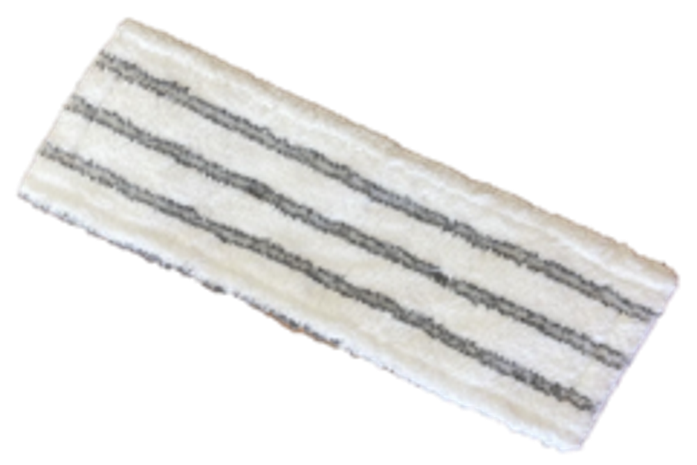 Моп микроволок. с полосами скольжения 40 см язык с тремя отверстиями