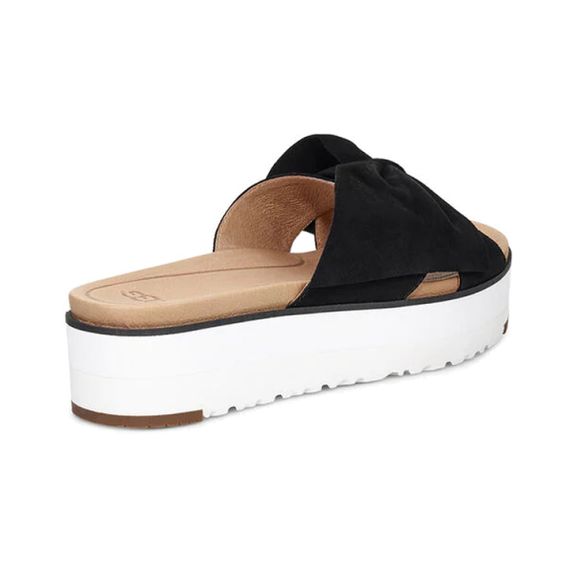 Ugg Butterfly Bow Slide 'Black White'